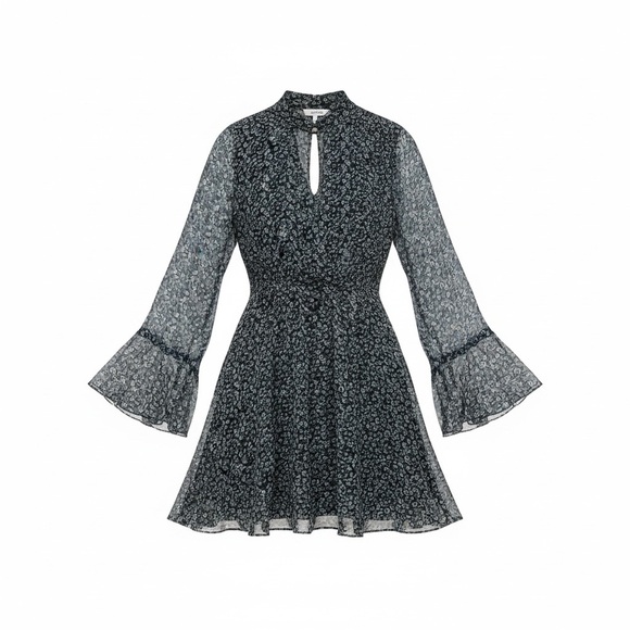 Free People Dresses & Skirts - Free People blue floral printed tunic mini dress